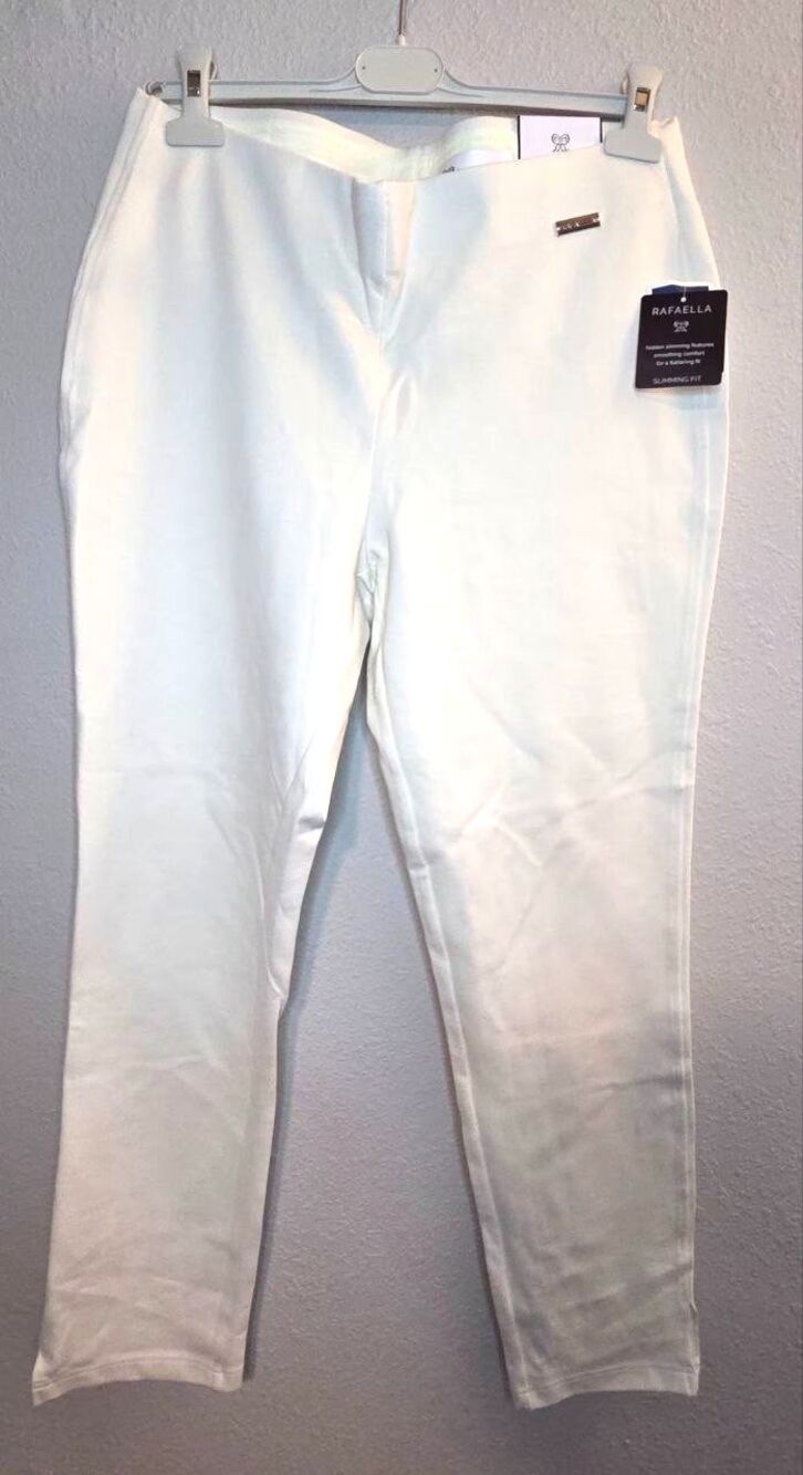 women's Rafaella “The Slim” high rise dress pants slimming size L new